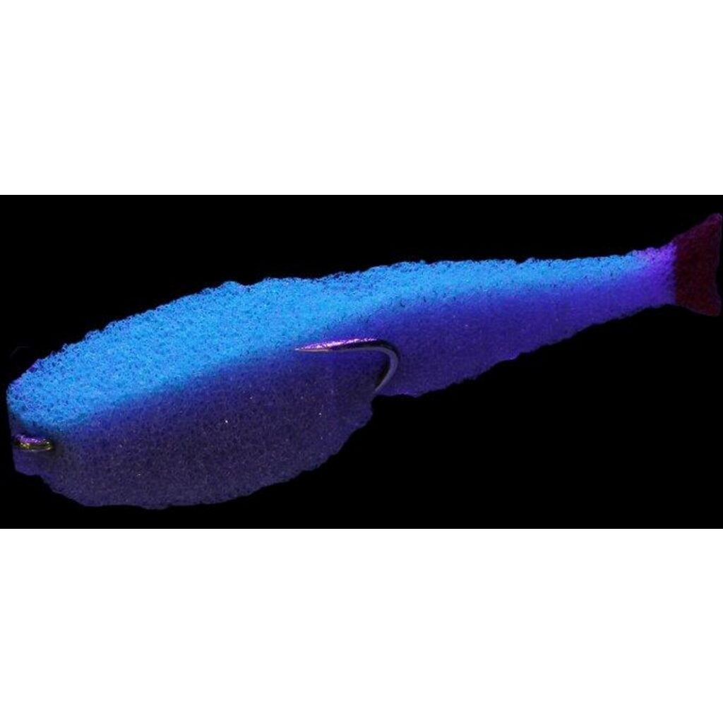 Поролоновая рыбка Lex Classic Fish CD UV 11 LBLB (сиреневое тело/синяя спина/красный хвост)
