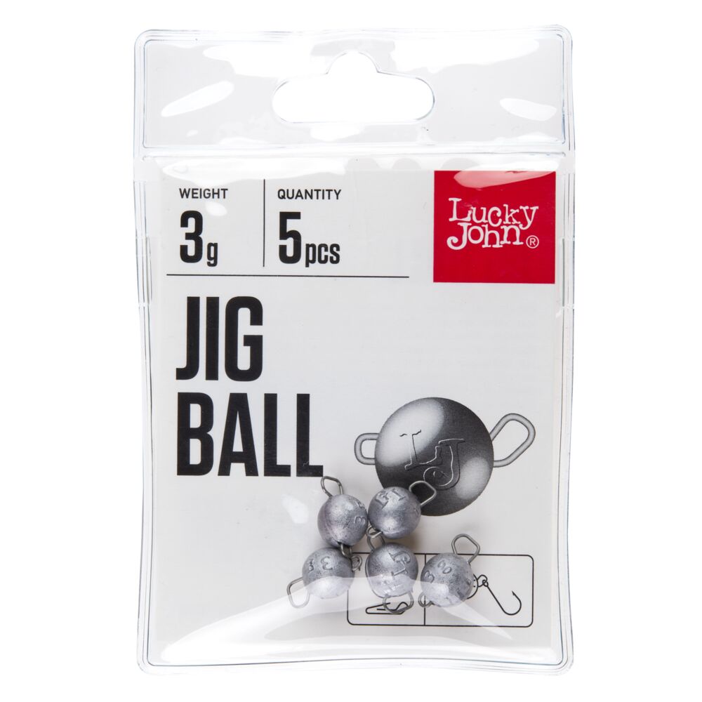 Груз-головки LJ Pro Series JIG BALL  3g , 5pcs wire size 0,05mm