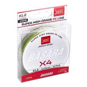 Леска плет. Lucky John BASARA Light Green 125/009