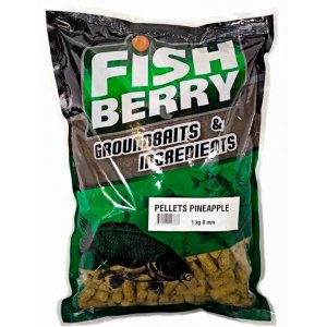 Пеллетс быстрорастворимый FISHBERRY ананасовый 8мм 1кг