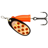 Блесна вращающаяся BLUE FOX Vibrax Long Cast 11,0гр., цв.Black Copper Yellow Red