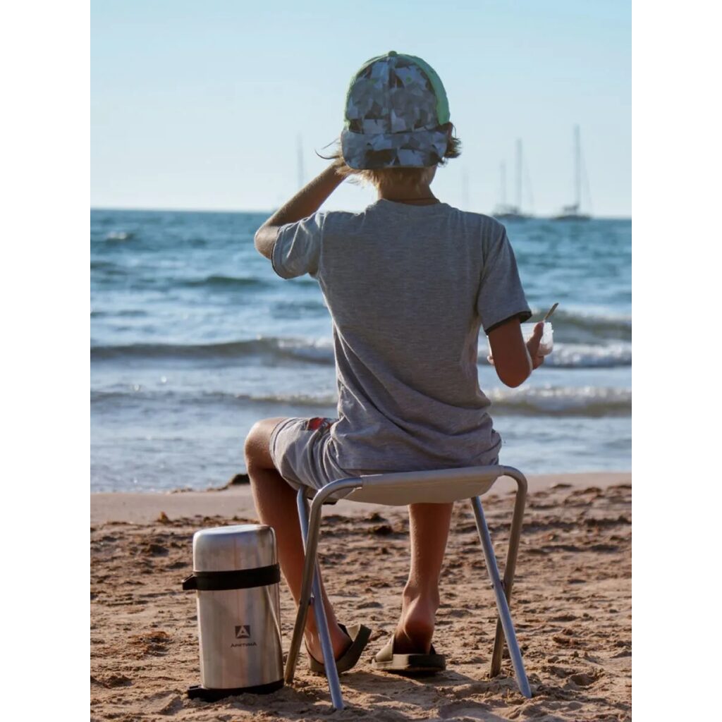 Термос вакуумный, бытовой, с 3-мя контейнерами тм 