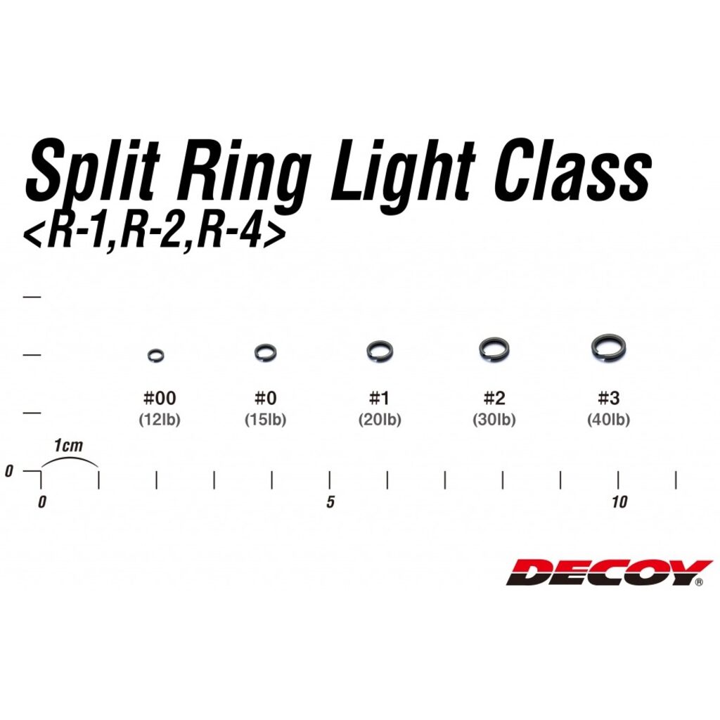 Кольца заводные Decoy Split Rinng Black разм.0 10шт.