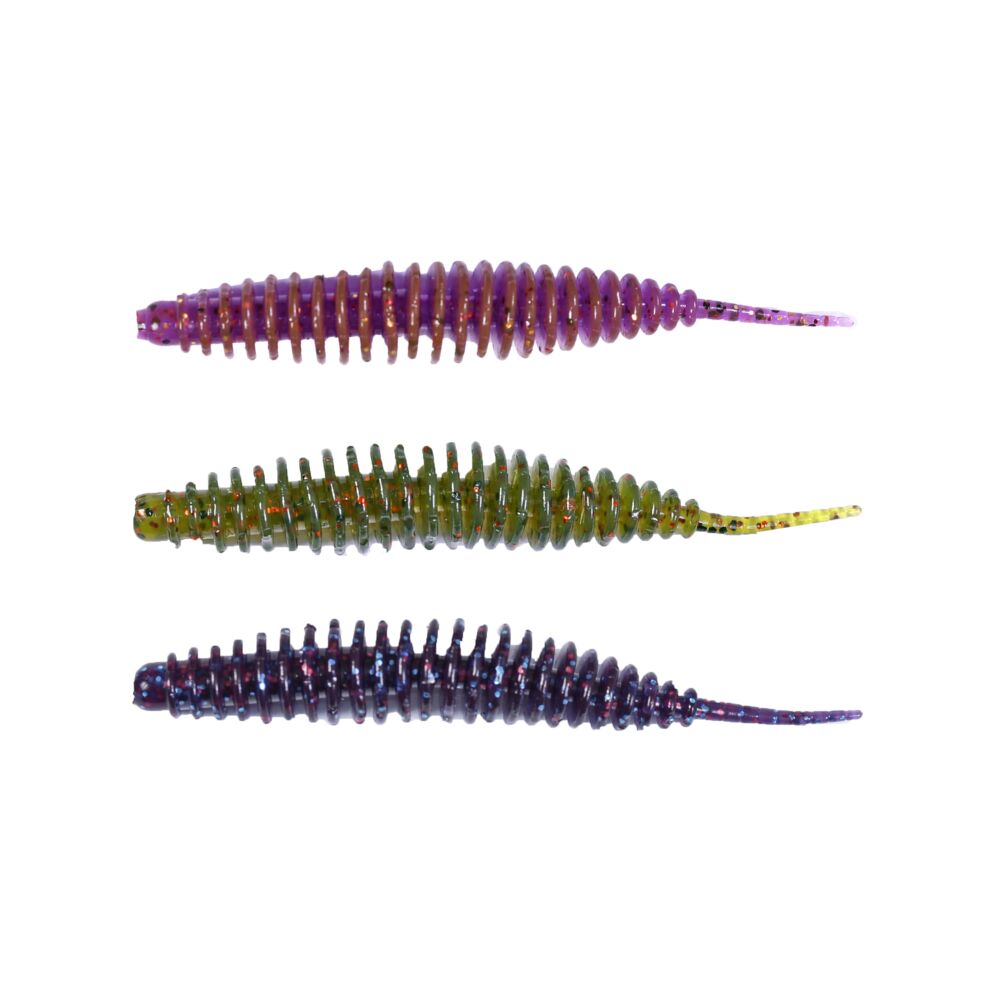 Слаги съедобные искусственные LJ Pro Series ULTRAWORM 1,4in (03.50)/MIX1 45шт.