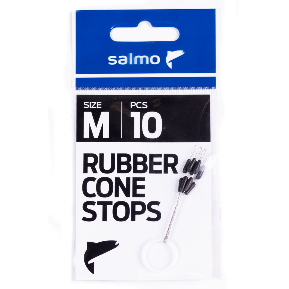 Стопоры резин. Salmo RUBBER CONE STOPS р.002M 10шт. Стопоры резин. Salmo RUBBER CONE STOPS р.002M 10шт.
