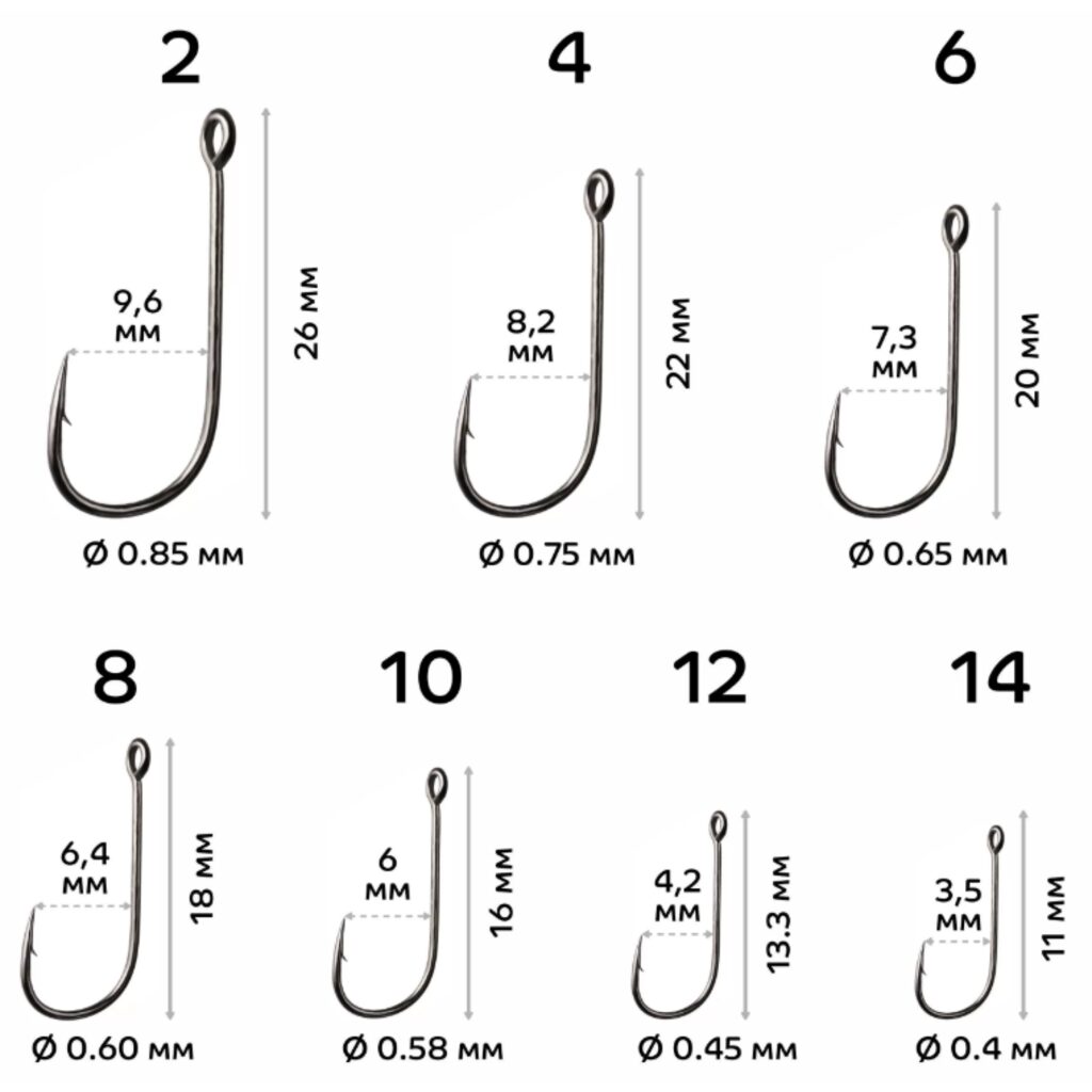 Крючок одинарный Micro Jig Joint Hook размер 002/10шт.