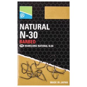 Крючки рыболовные Preston NATURAL N-30 №14 15 шт