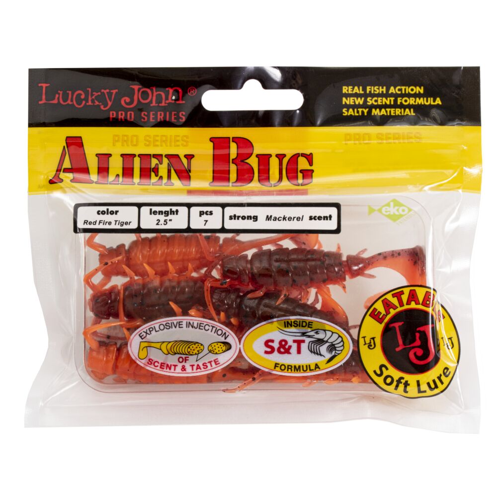 Виброхвосты съедоб. искусст. LJ Pro Series ALIEN BUG 2,5in(06,35)/T48 7шт. Виброхвосты съедоб. искусст. LJ Pro Series ALIEN BUG 2,5in(06,35)/T48 7шт.