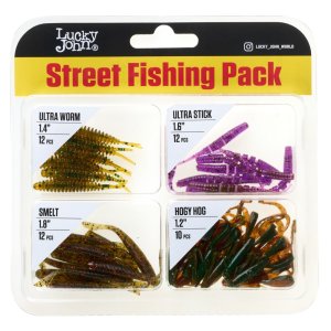 Твистеры и слаги съедоб. искусст. LJ Pro Series STREET FISHING PACK 06 SET Набор микроджиг 46 шт