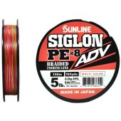 Шнур плетёный Sunline SIGLON PEx8 ADV 150M Multicolor 5C 0.4 5LB Шнур плетёный Sunline SIGLON PEx8 ADV 150M Multicolor 5C 0.4 5LB