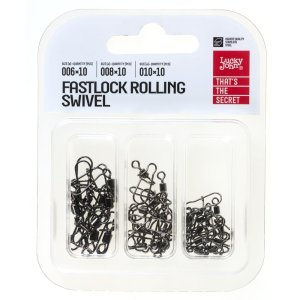 Вертлюги c застеж. LJ Pro Series ROLLING SWIVEL FASTLOCK Набор 30 шт