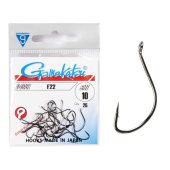 Крючки Gamakatsu F22 HOOKS BLACK разм. 10 25шт.