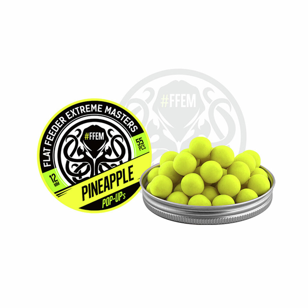 Насадочные бойлы FFEM Pop-Up Pineapple 12mm Насадочные бойлы FFEM Pop-Up Pineapple 12mm