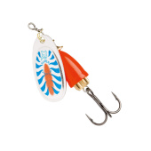 Блесна вращающаяся BLUE FOX Vibrax Fluorescentl 10,0гр., цв.Black Fluorescent Red