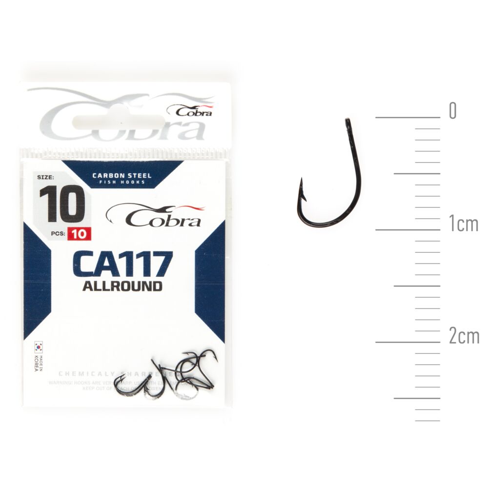 Крючки Cobra ALLROUND сер. CA117 Крючки Cobra ALLROUND сер. CA117