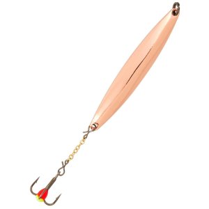 Блесна вертикал. зим. Lucky John NAIL BLADE с цеп. и тр. 45мм C блистер