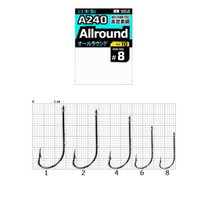 Крючки Cobra Pro AIIROUND сер.A240 разм.001 9шт.