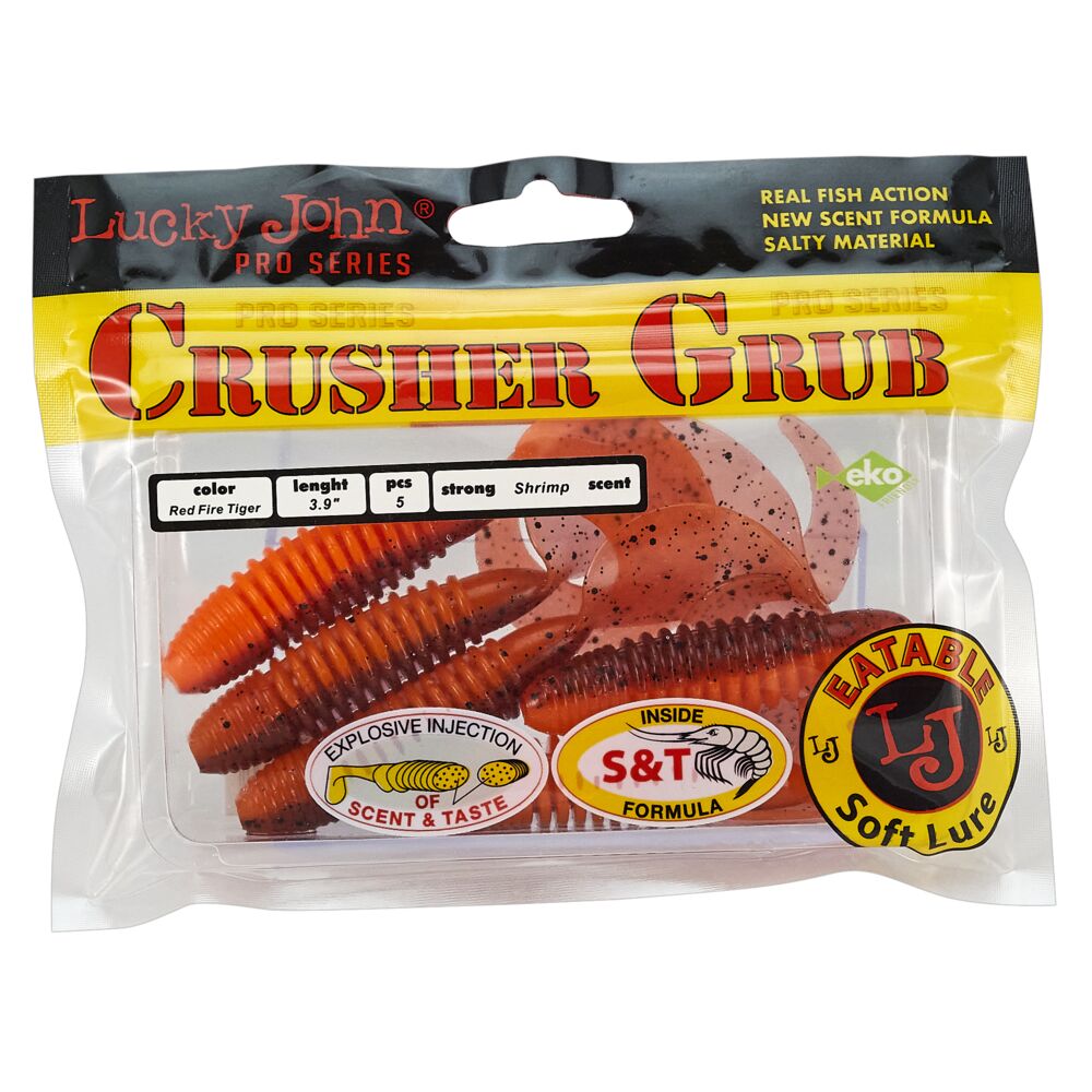 Твистеры съедоб. искусст. LJ Pro Series CRUSHER GRUB 3,9in(09.90)/T48 5шт. Твистеры съедоб. искусст. LJ Pro Series CRUSHER GRUB 3,9in(09.90)/T48 5шт.
