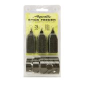 Набор фидерных кормушек Aquatic в блистере STICK FEEDER 55,65,75 гр. (малая, средняя, большая)