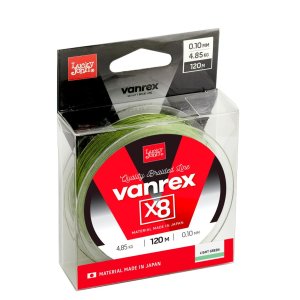 Леска плет. Lucky John VANREX х8 Light Green 120/010