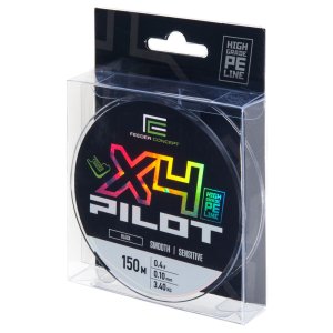 Леска плет. Feeder Concept Pilot x4 BRAID Black 150/010