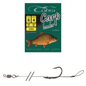 Крючки с поводком Cobra CARP KAYO HEAVY разм.002 2шт.