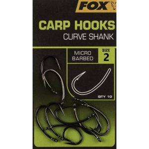 Крючки Fox Carp Hooks - Curve Shank - size 2