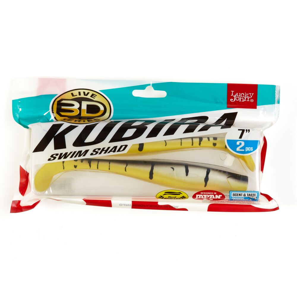 Виброхвосты LJ 3D Series KUBIRA SWIM SHAD 7,0in (17,50)/PG23 2шт.