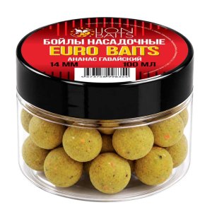 Бойлы Lion Baits насадочные 14мм, Ананас гавайский, 100мл