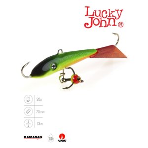 Балансир Lucky John FIN 5 + тр. 70мм/26RT блистер