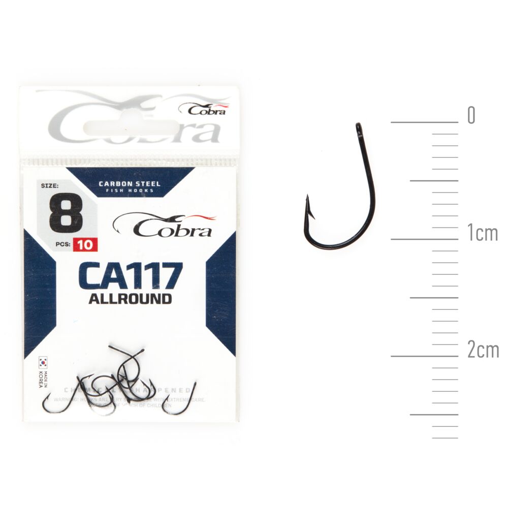 Крючки Cobra ALLROUND сер. CA117 Крючки Cobra ALLROUND сер. CA117