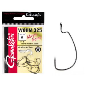 Крючки рыболовные Gamakatsu WORM 325 MICRO GAME HOOKS 