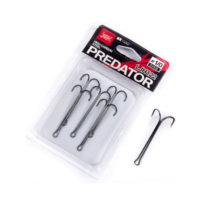 Крючки-двойники Lucky John PREDATOR сер.LJH122 разм.001 5шт.