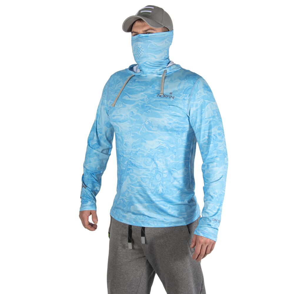 Джемпер Norfin SUN PRO WAVES HOODIE BLUE 02 р.M