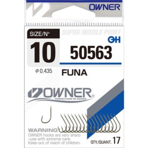 Одинарный крючок OWNER FUNA №10 (17шт)