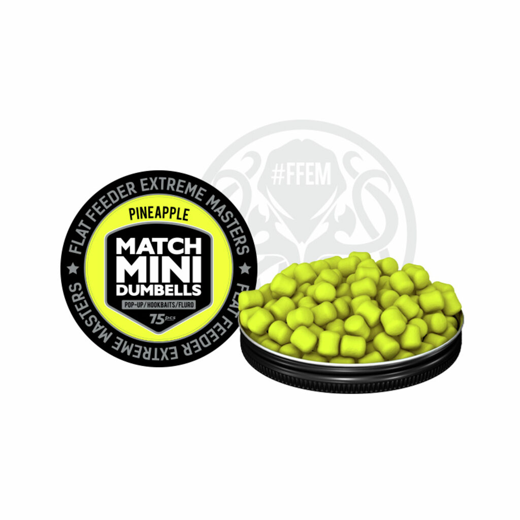 Насадочные бойлы FFEM Pop-Up Match Mini Pineapple 7x10mm Насадочные бойлы FFEM Pop-Up Match Mini Pineapple 7x10mm