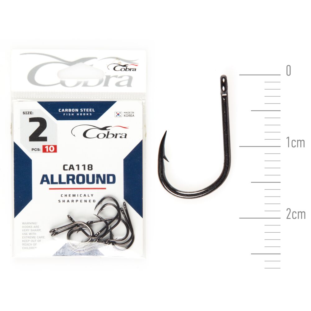Крючки Cobra ALLROUND сер. CA118 Крючки Cobra ALLROUND сер. CA118