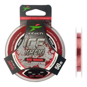 Флюорокарбон Intech ICE Khaki 50м 0.08мм 0.6кг