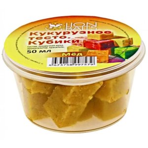 Тесто кукурузное Кубики LION BAITS Мед 50мл