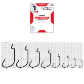 Крючки офсетные Cobra L-WORM сер. CO502 разм. 001 3шт. Крючки офсетные Cobra L-WORM сер. CO502 разм. 001 3шт.