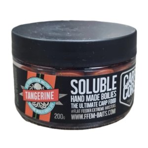 Насадочные бойлы растворимые (пылящие) FFEM Super Soluble Boilies Tangerine  16/20mm