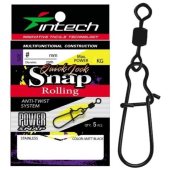 Застежка Intech Quick Lock Snap Rolling Matt black 0/5шт