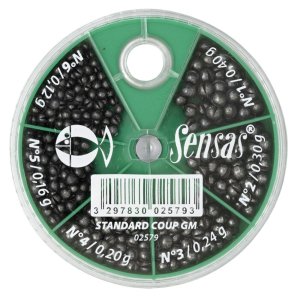 Грузила Sensas STANDARD POLE BOX LRGE ( NO.1 TO 6)