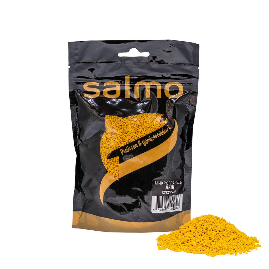 Прикормка рыболовная Salmo Микрогранула лещевая желтая (кукуруза) 200 гр Прикормка рыболовная Salmo Микрогранула лещевая желтая (кукуруза) 200 гр