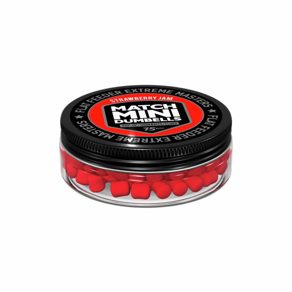 Насадочные бойлы FFEM Pop-Up Match Mini Strawberry Jam 7x10mm Насадочные бойлы FFEM Pop-Up Match Mini Strawberry Jam 7x10mm