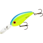 Воблер PRADCO Bomber Fat Free Shad Chartreuse Blue Sparkle Воблер PRADCO Bomber Fat Free Shad Chartreuse Blue Sparkle