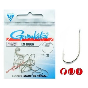 Крючки рыболовные Gamakatsu 1060N 14 (25шт)