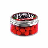 Насадочные бойлы FFEM Pop-Up Strawberry 12mm Насадочные бойлы FFEM Pop-Up Strawberry 12mm