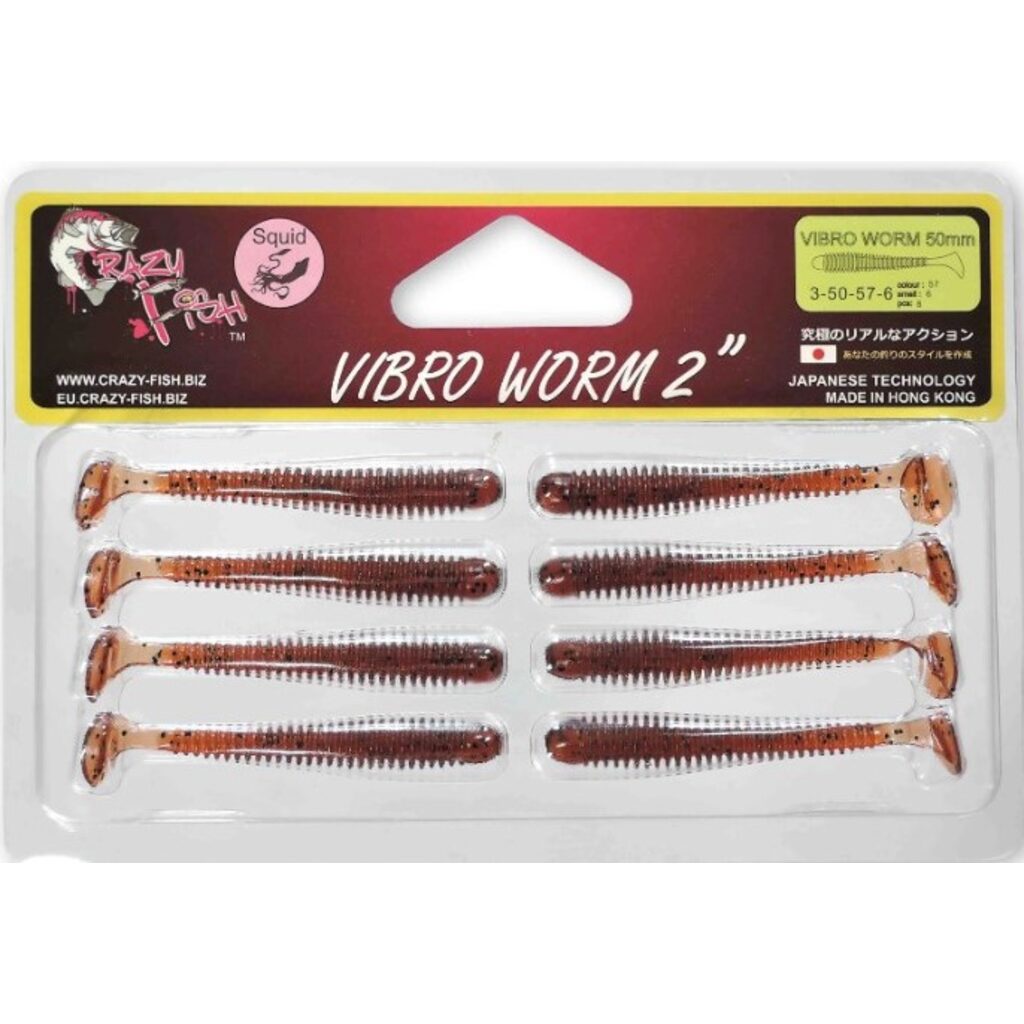 Силиконовые приманки Vibro worm 2 Силиконовые приманки Vibro worm 2