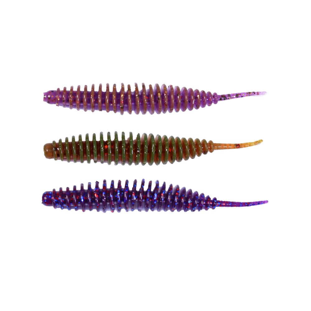 Слаги съедобные искусственные LJ Pro Series ULTRA WORM 1,0in (02.54)/MIX1 60шт.